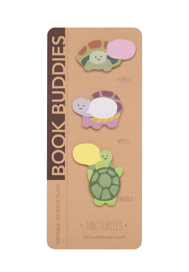 Étiquettes adhésives - Les petits copains tortues - 105 notes autocollantes par paquet