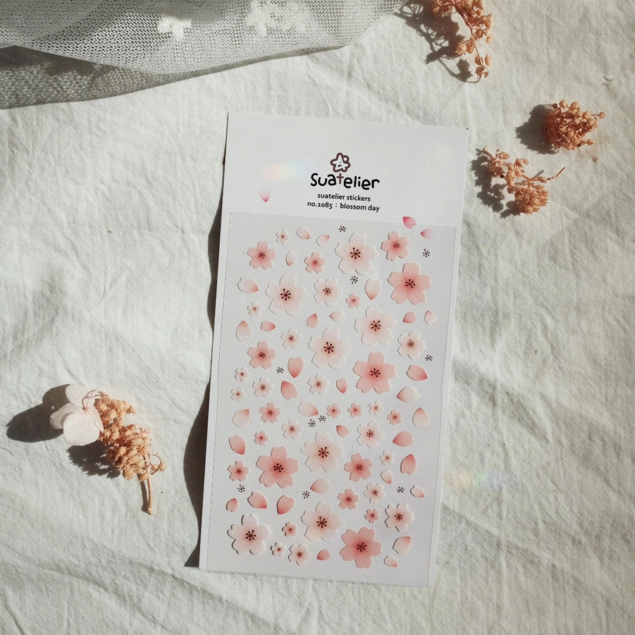 Autocollants - 22 - Le jour des fleurs / Stickers