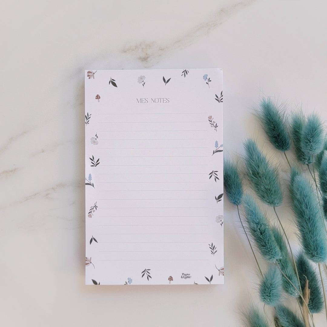 08 - Petites feuilles - PETIT Bloc-notes