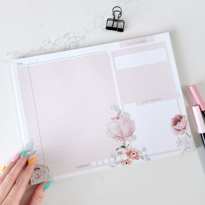 06- Pivoines - Recueil de listes - 26 feuilles