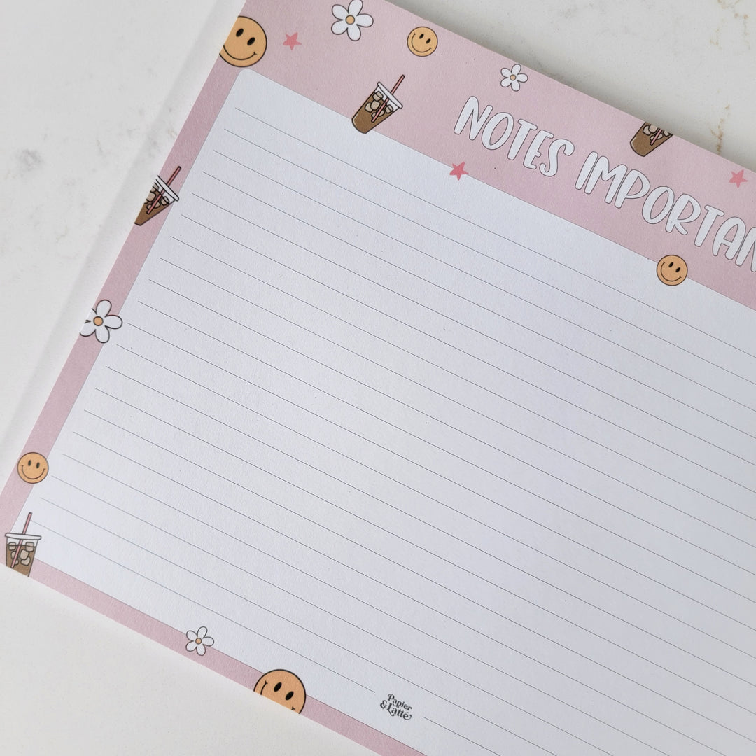 02 - Smiley - Pages de notes - 26 feuilles