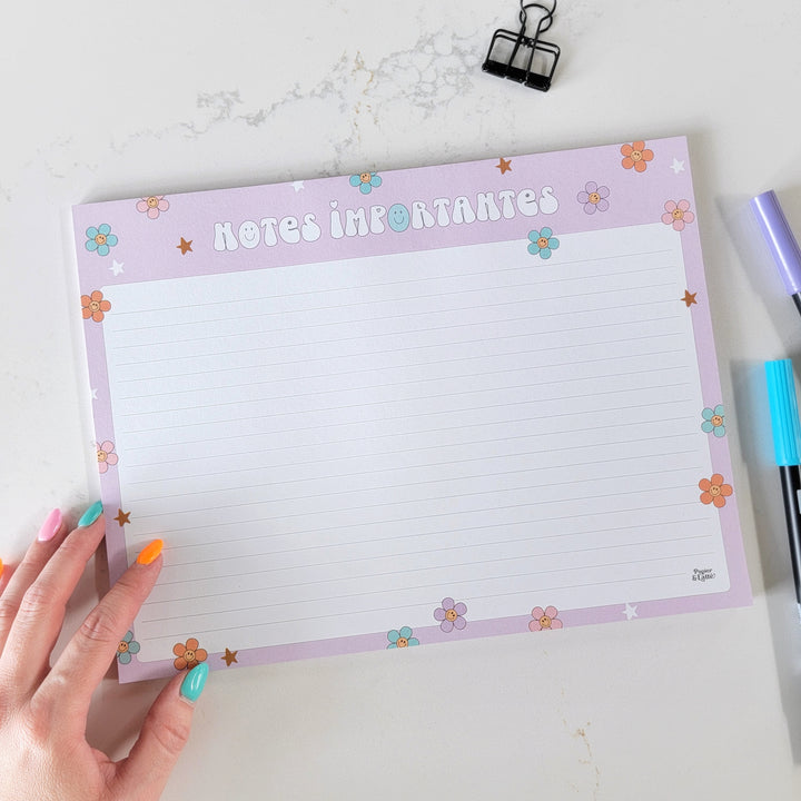 03 - Petites marguerites - Pages de notes - 26 feuilles