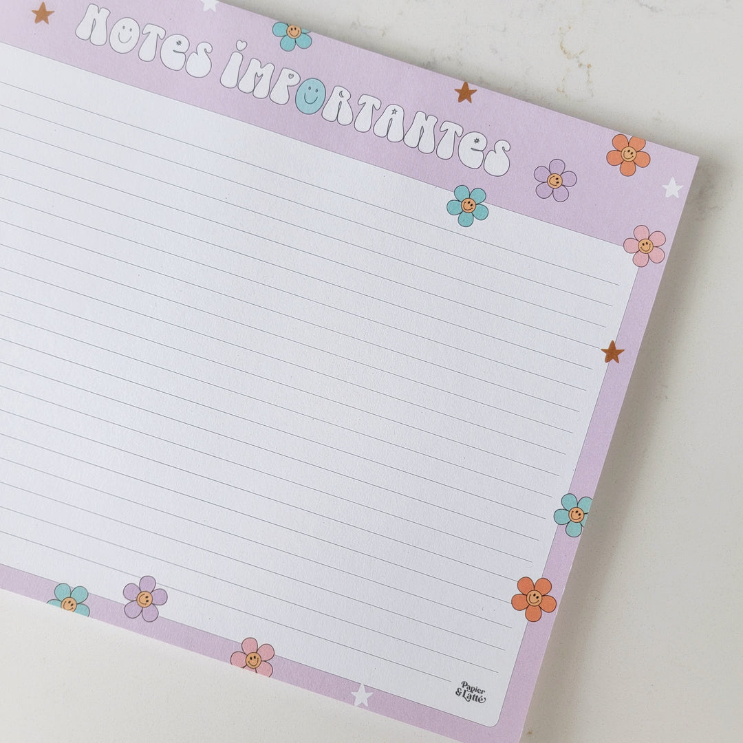 03 - Petites marguerites - Pages de notes - 26 feuilles