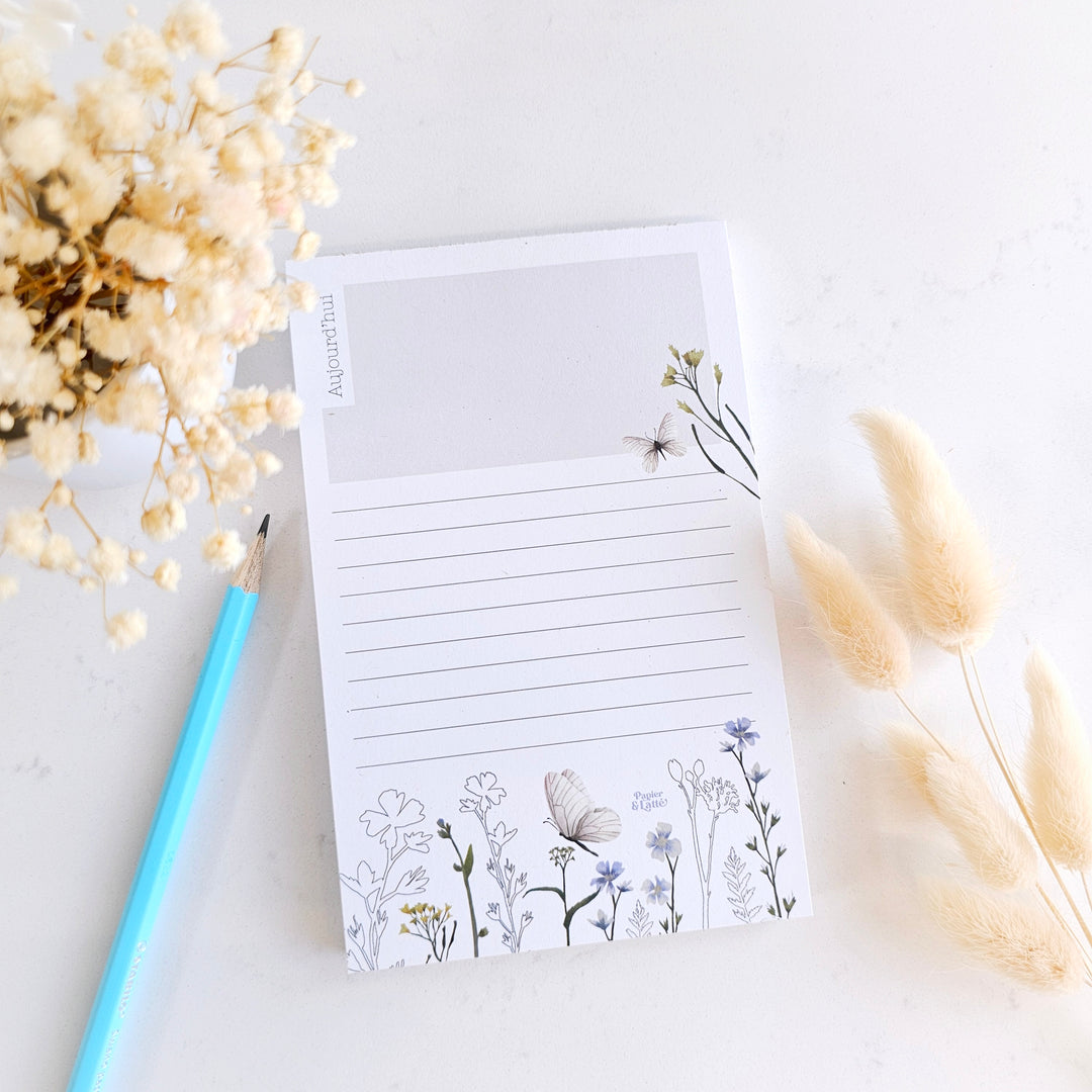 Fleurs de prairies - Bloc-notes