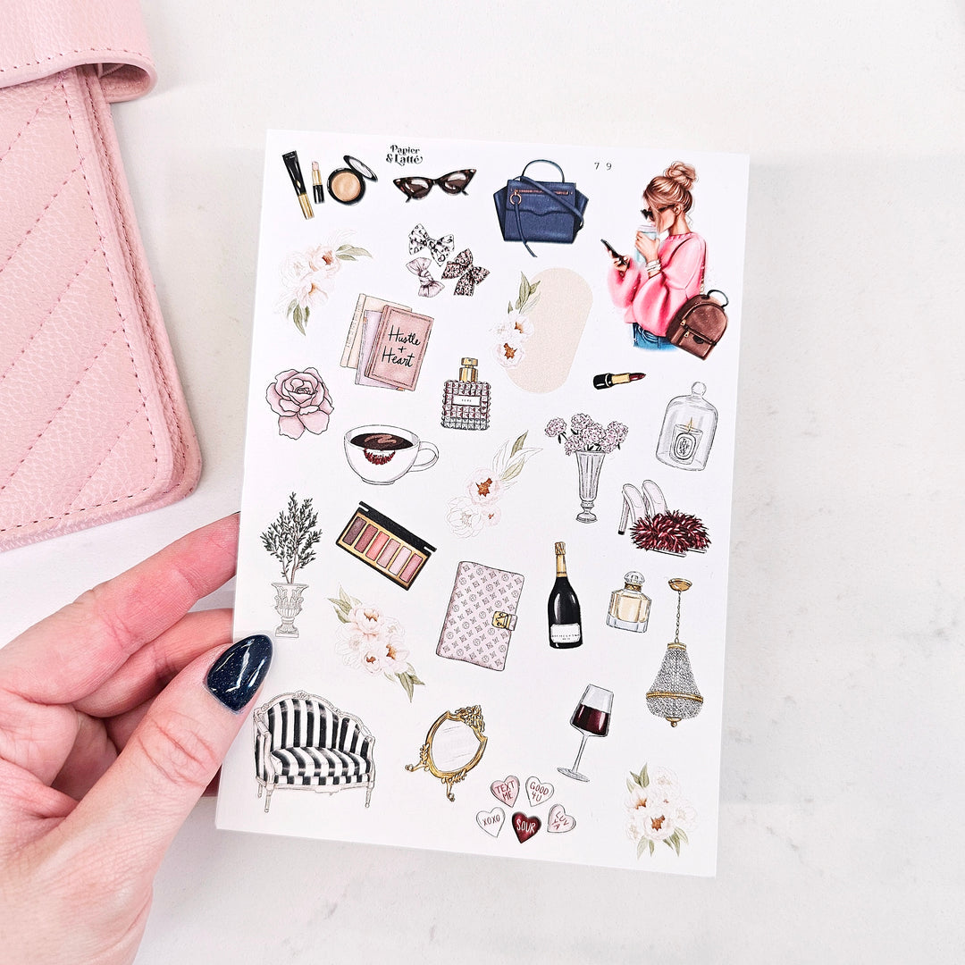Autocollants - 79. Girl boss / Stickers