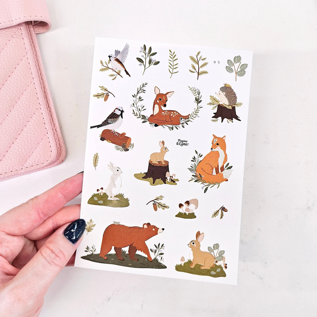 Autocollants - 85. Animaux mignons / Stickers