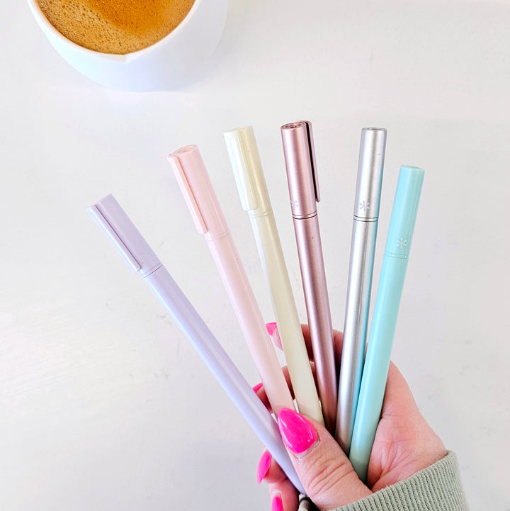 Stylos bille - Encre noire - Paquet de 6