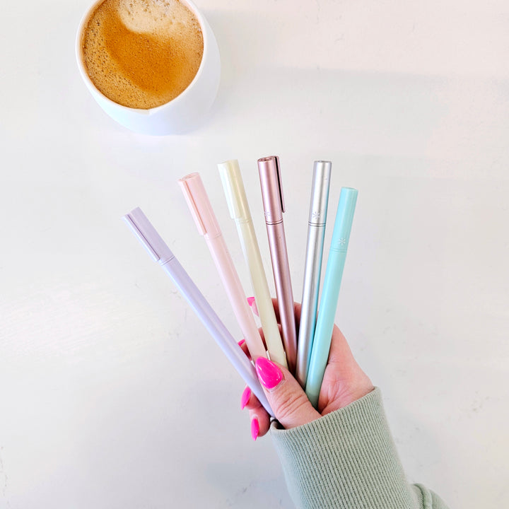 Stylos bille - Encre noire - Paquet de 6