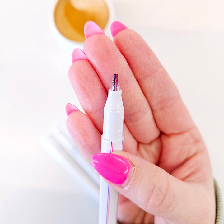 Marqueur double-trait - Pointe feutre 0.5mm - Paquet de 6