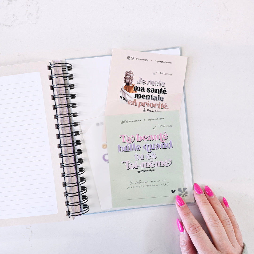 Pochettes de coin - Adhésives - Transparentes