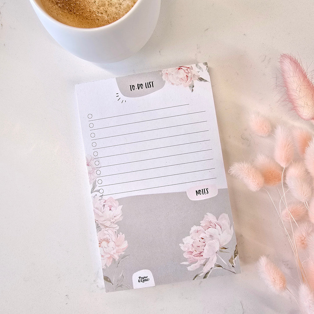 26 - Fleurs et sauge - PETIT Bloc-notes