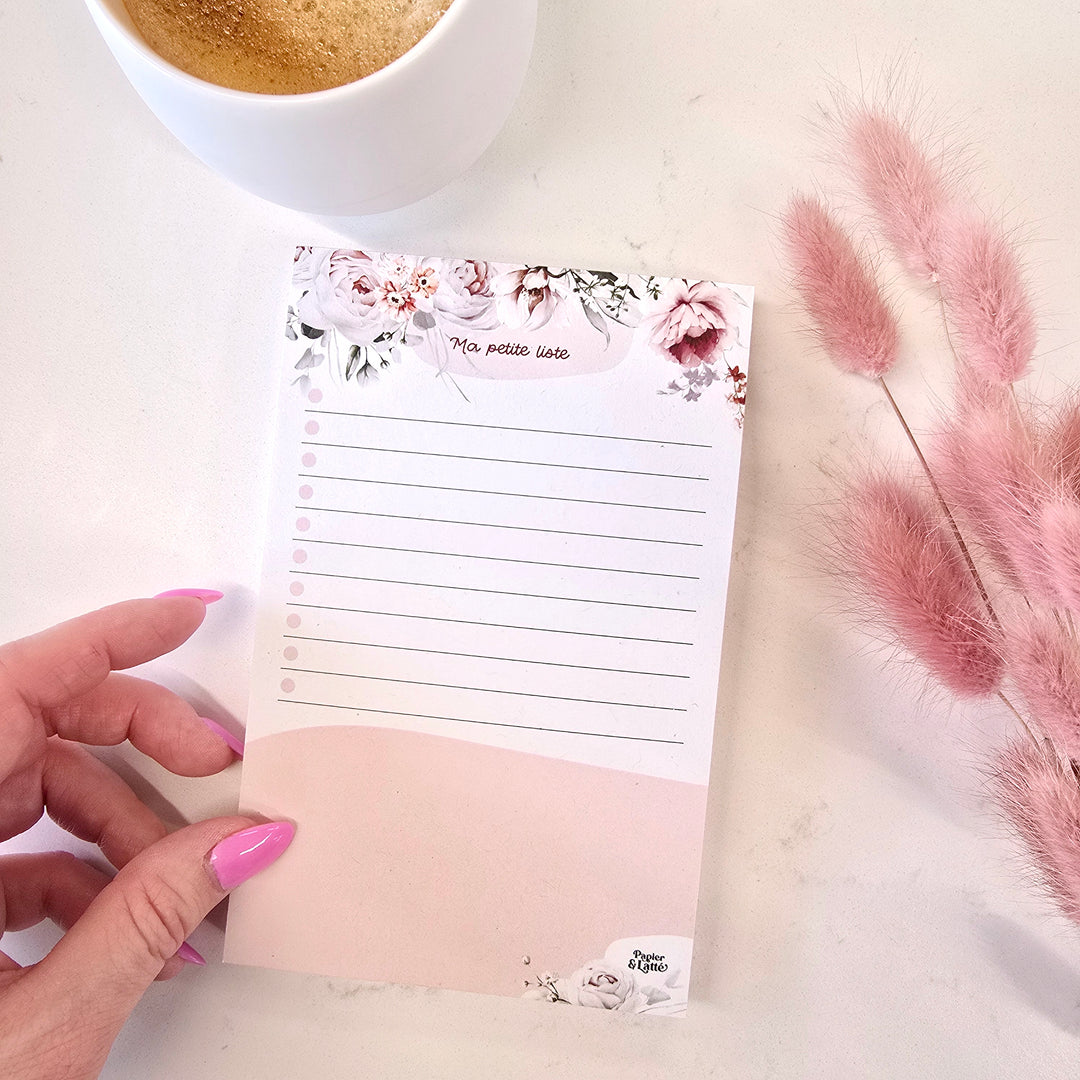 05 - Fleuri doux - PETIT Bloc-notes