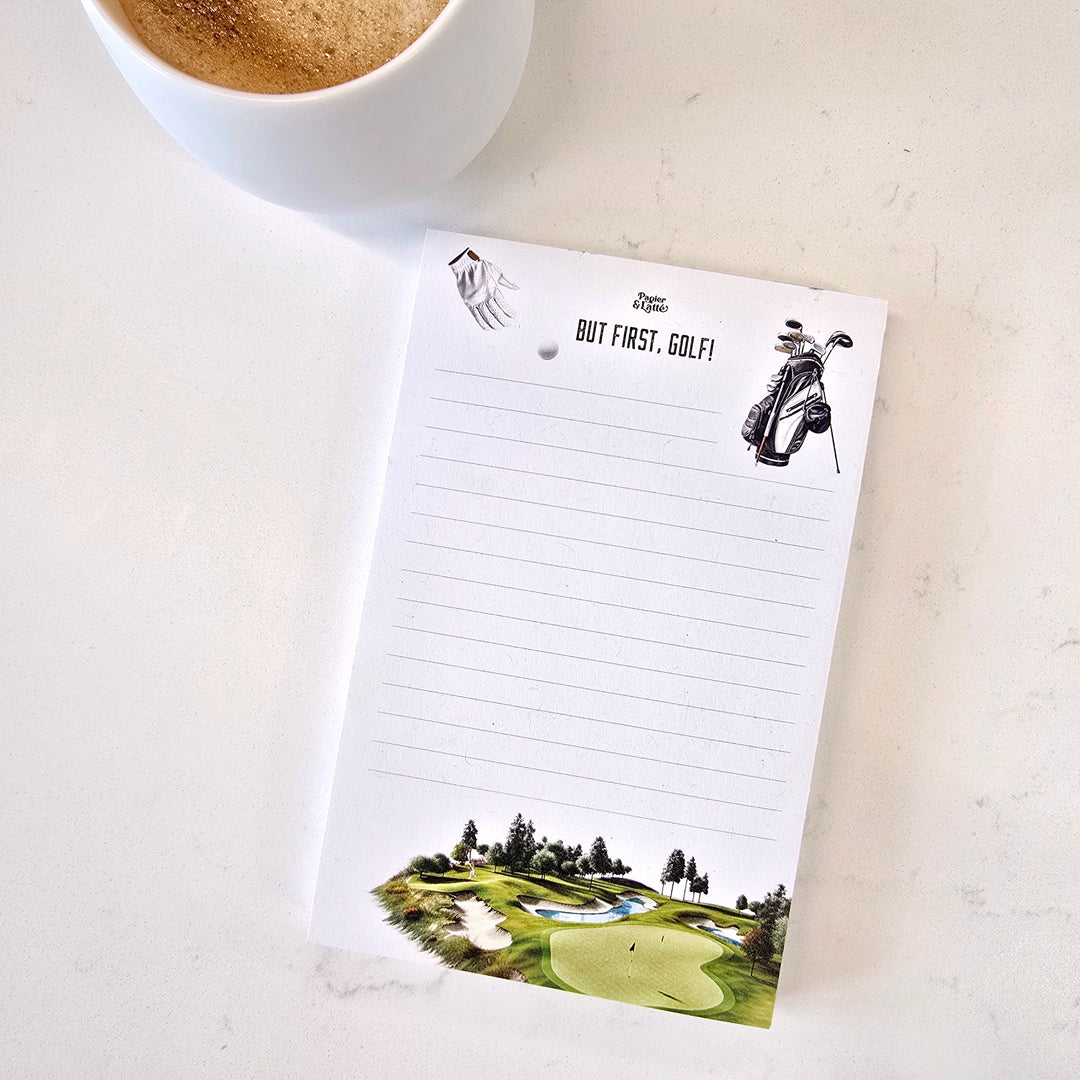 18 - Golf- PETIT Bloc-notes