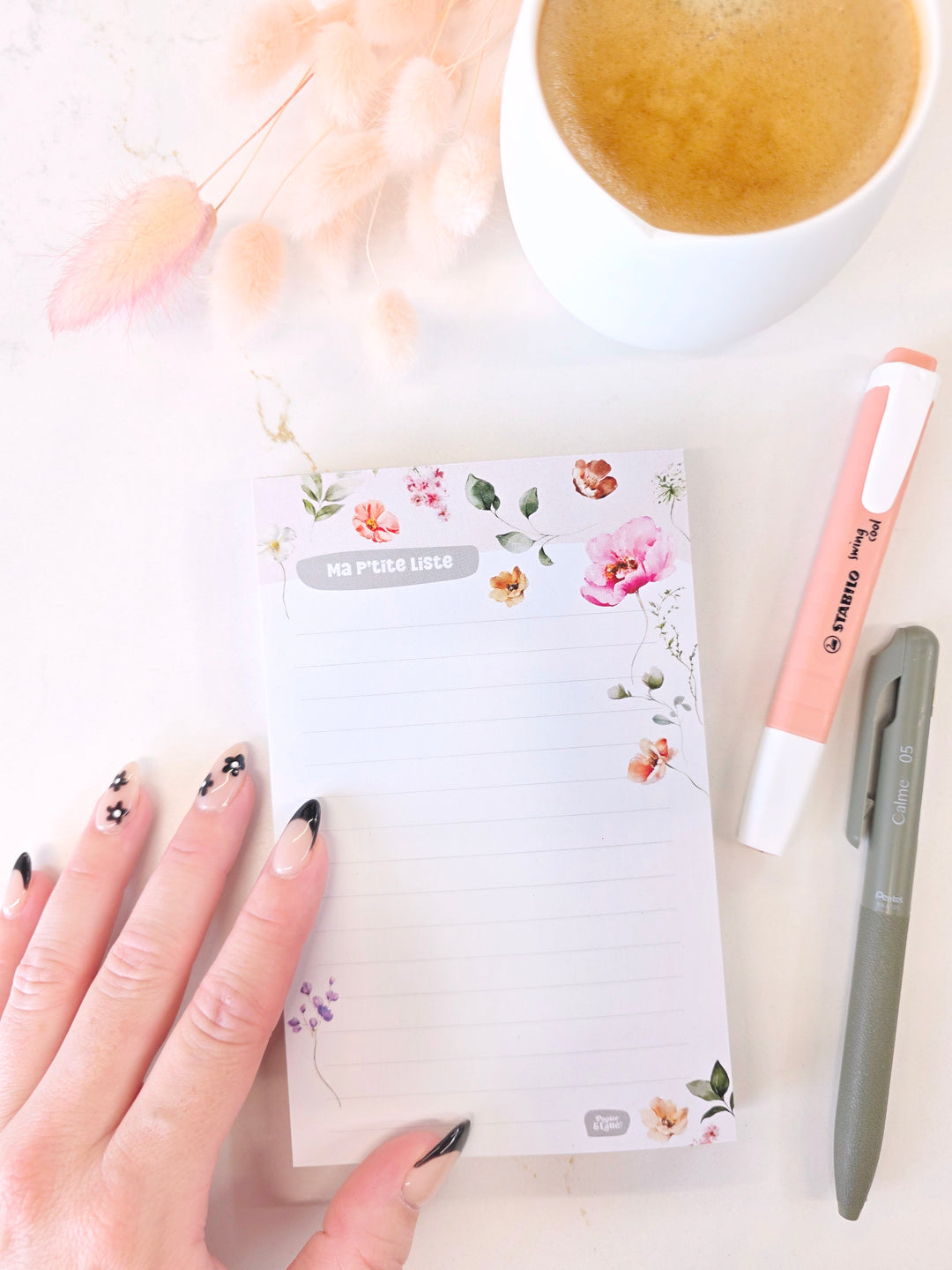 28 - Floraison douce - PETIT - Bloc-notes