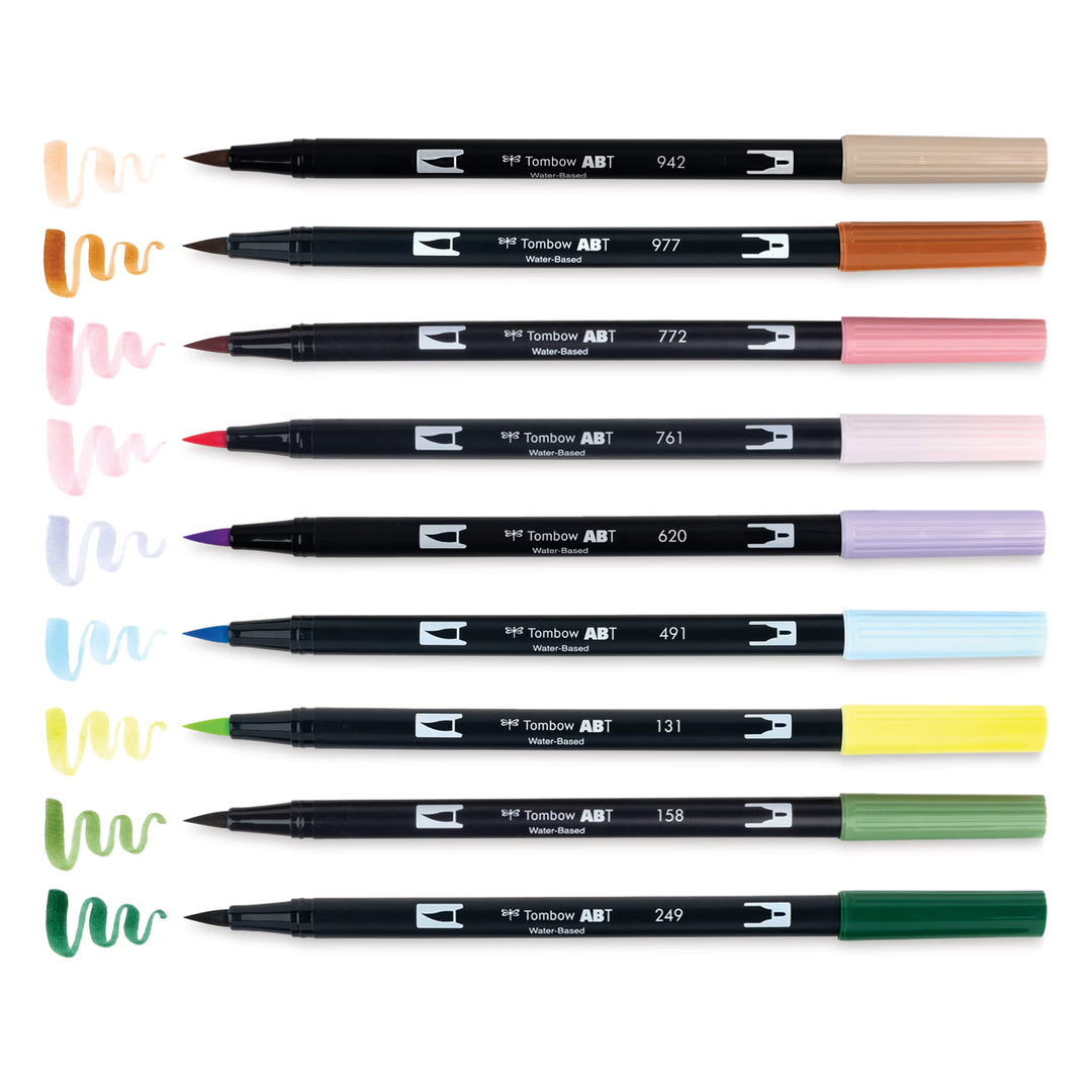 Stylo-pinceau double embout - Fées - Ensemble de 10