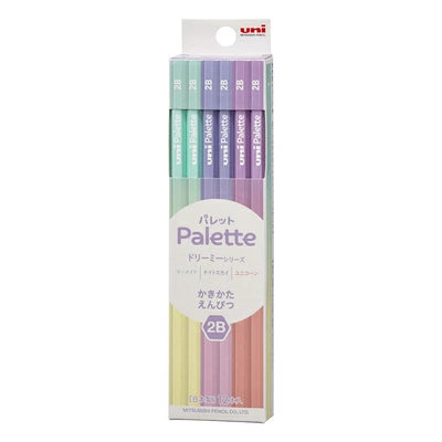 08 - Ensemble de 12 crayons à mine 2B - Uni Palette - Dégradé