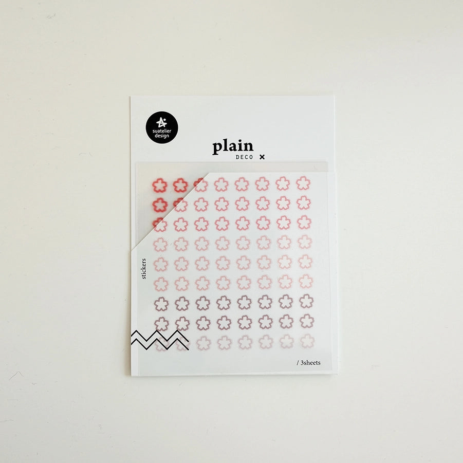 Autocollants - 39 - Plain Deco - Fleurs / Stickers