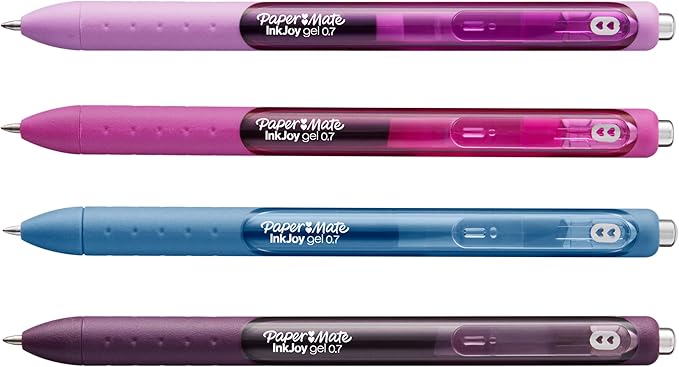 Stylo à bille rétractable InkJoy® gel - Paquet de 4 - Candy Pop