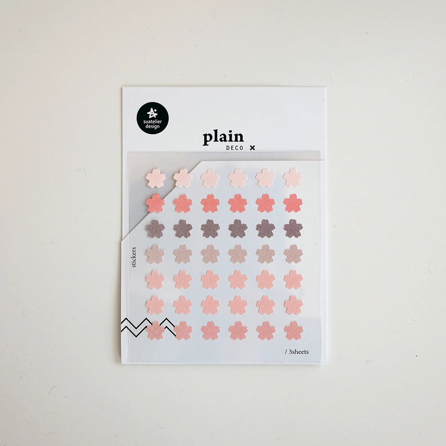 Autocollants - 40 - Plain Deco - Fleurs opaques / Stickers