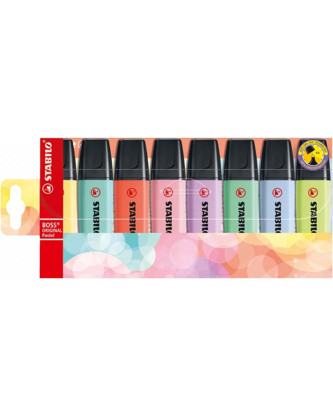 Ensemble de 8 surligneurs BOSS Pastel