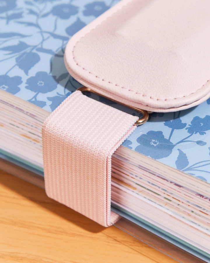 Porte-stylos avec élastique ajustable – Blush