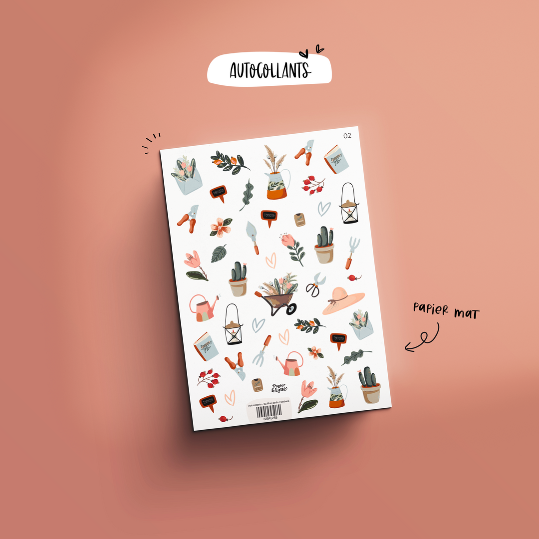Autocollants - 02.Mon jardin / Stickers