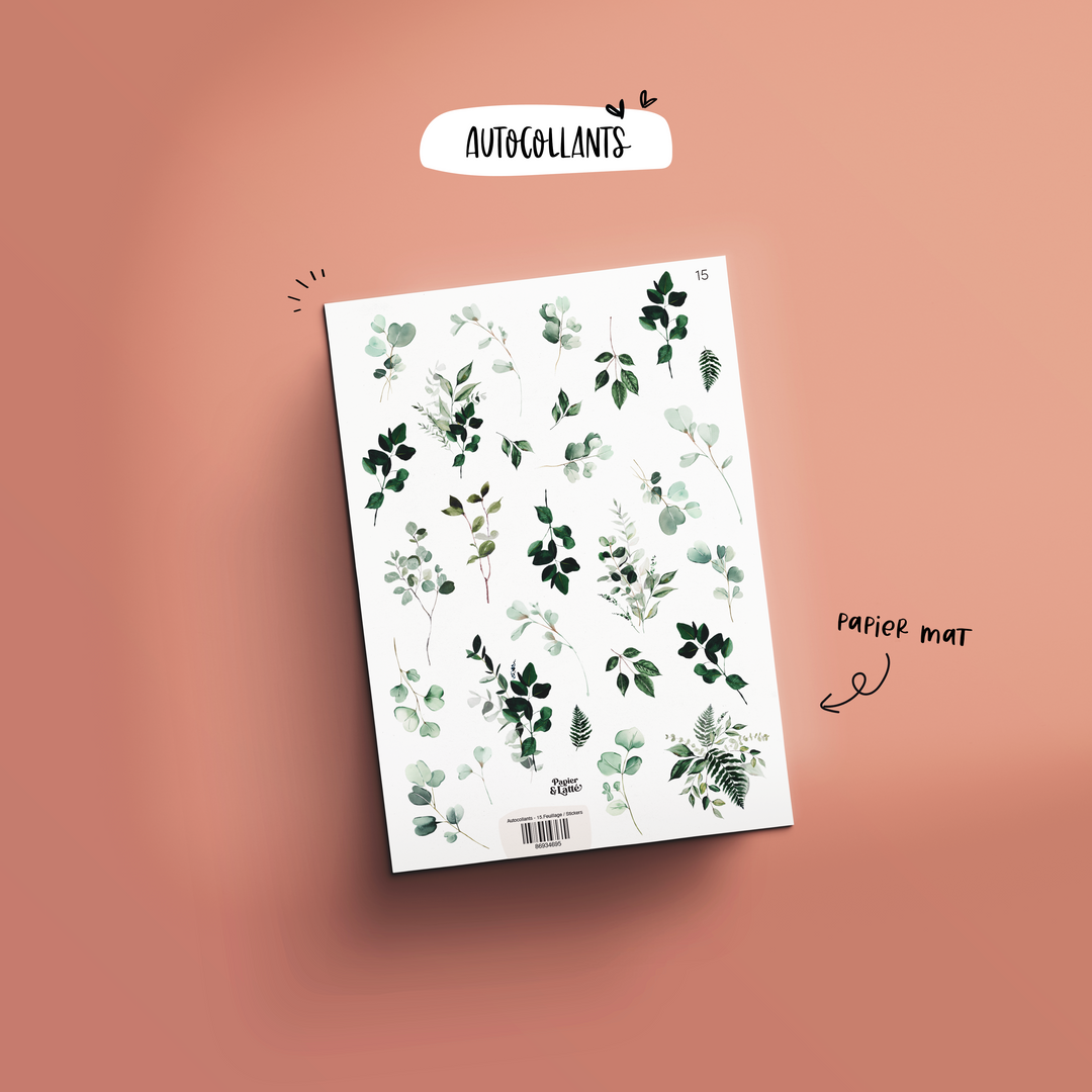 Autocollants - 15.Feuillage / Stickers