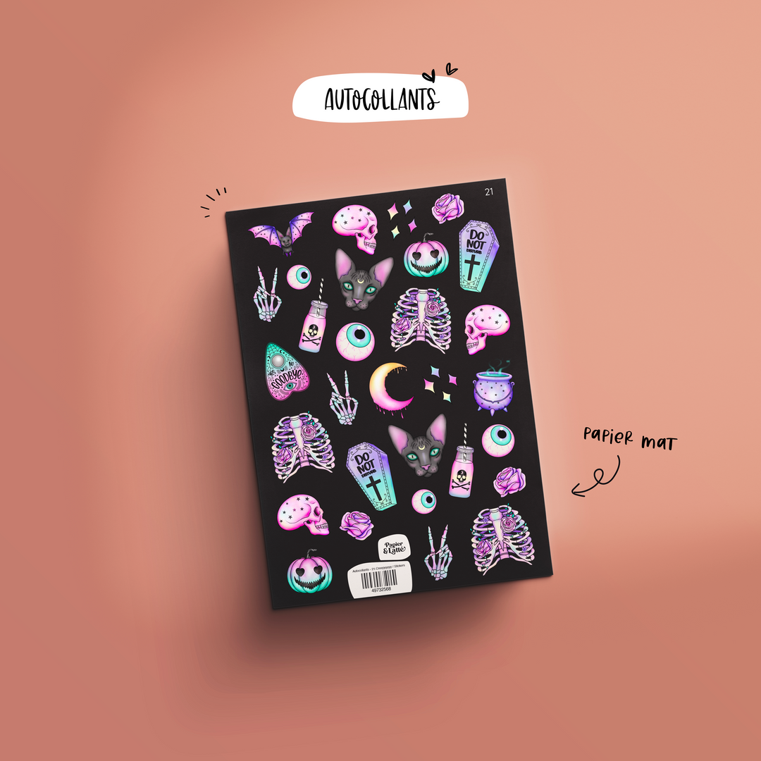 Autocollants - 21.Creepyyyyy / Stickers
