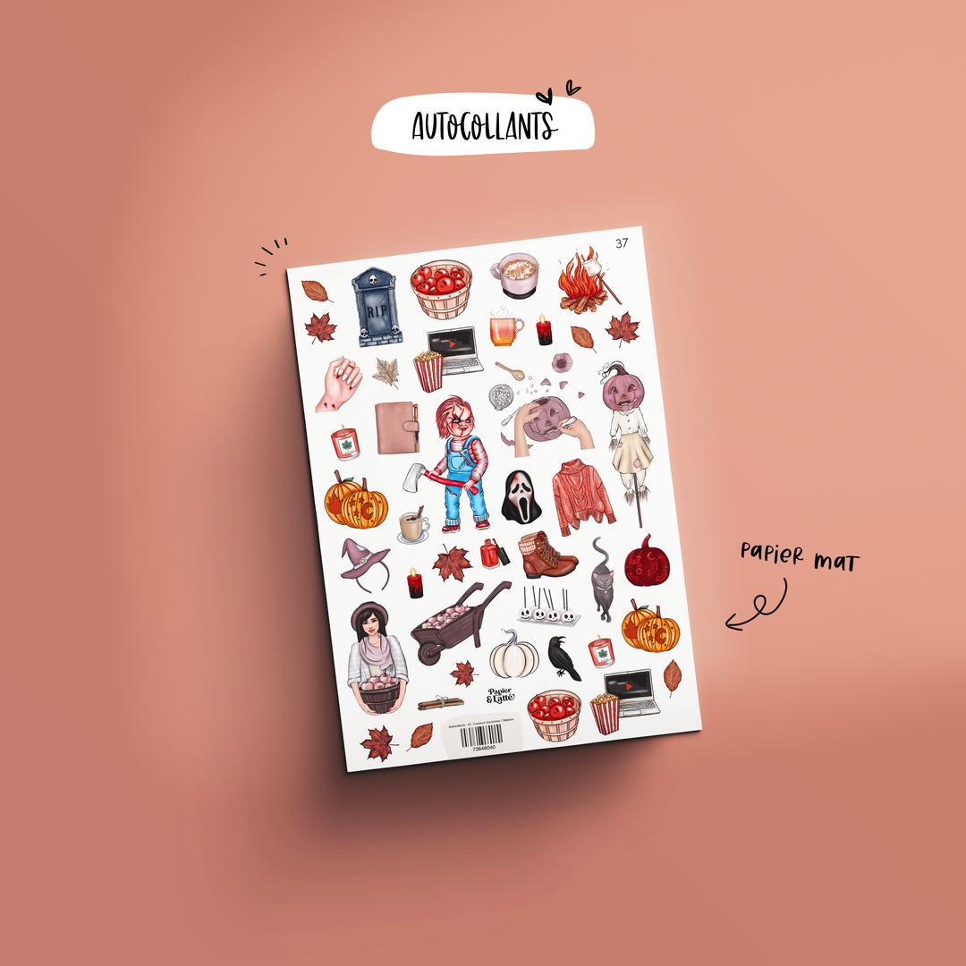 Autocollants - 37. Couleurs d'automne / Stickers