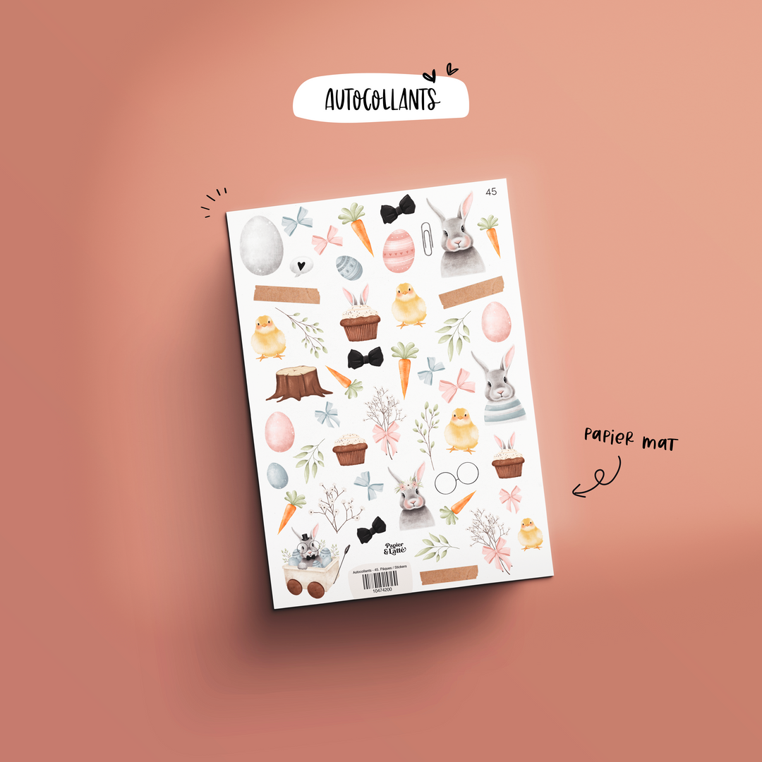 Autocollants - 45. Pâques / Stickers
