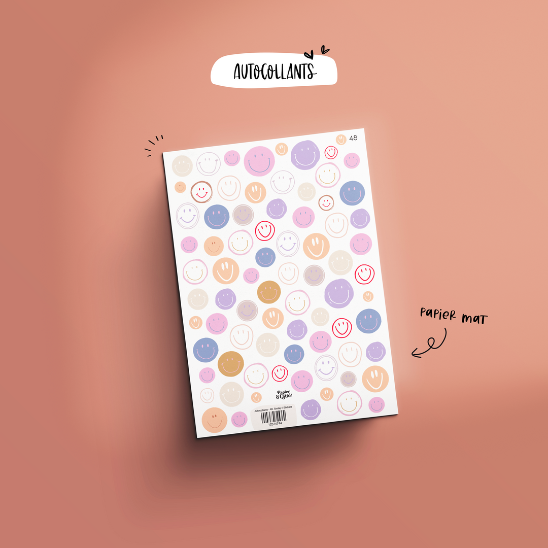 Autocollants - 48. Smiley / Stickers