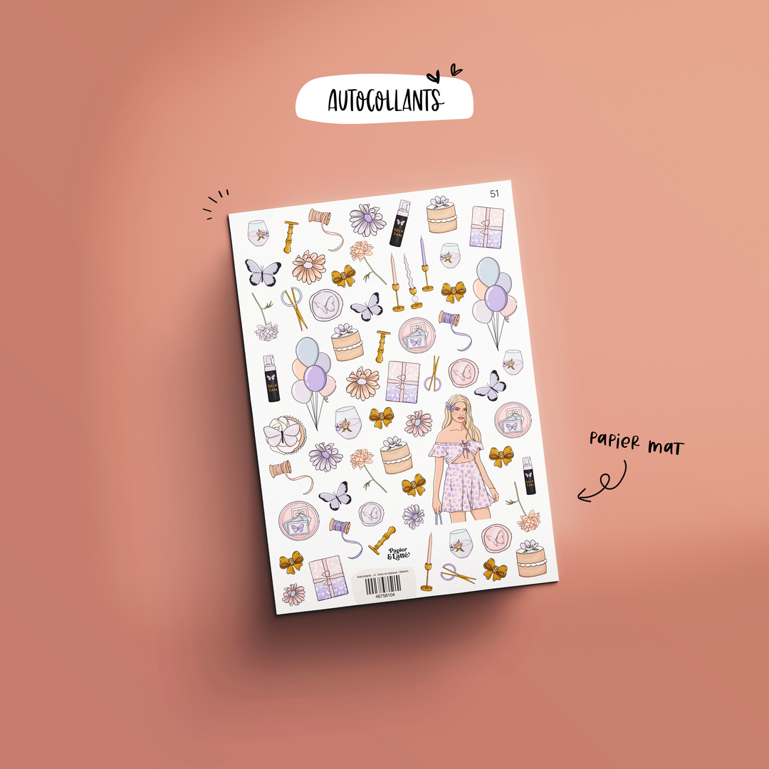 Autocollants - 51. Brico et cadeaux / Stickers