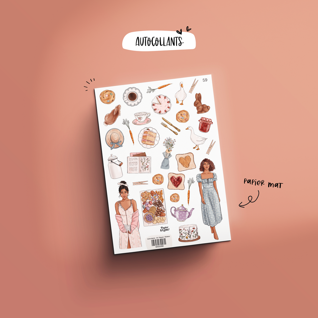 Autocollants - 59. Pâques / Stickers