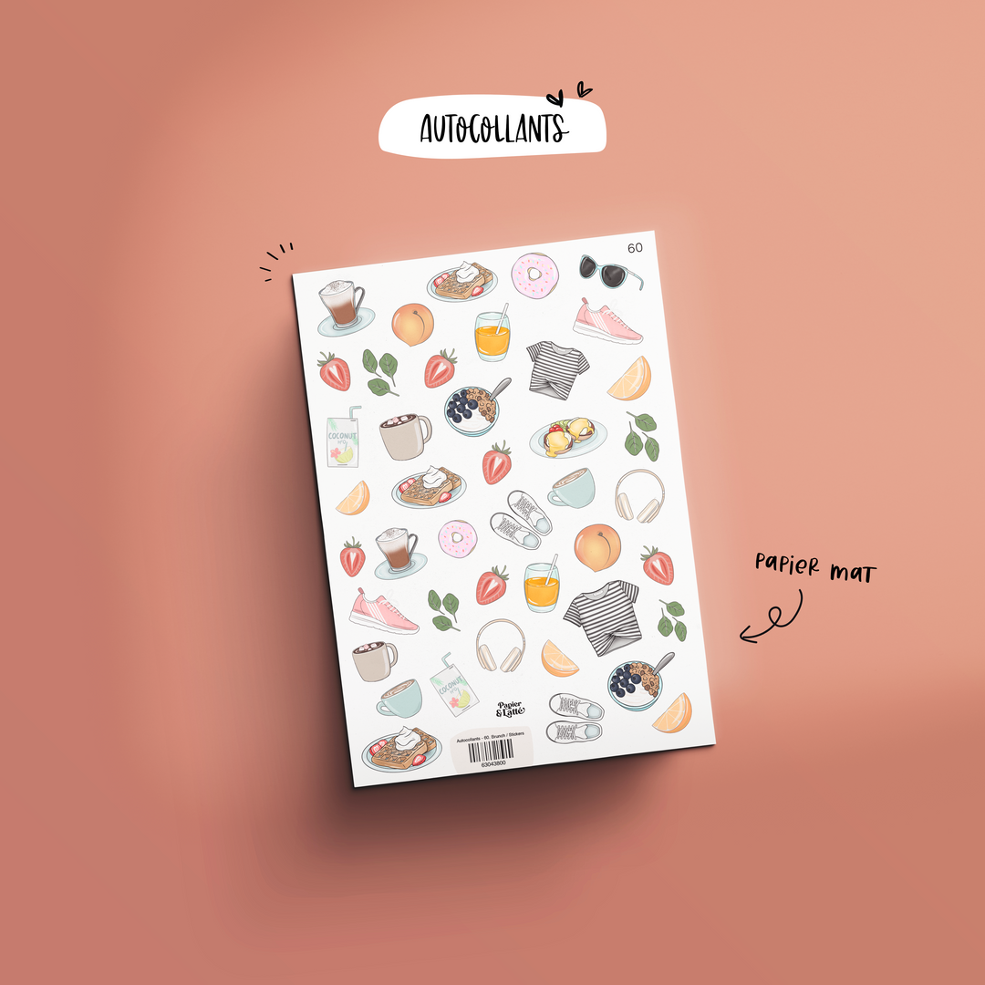 Autocollants - 60. Brunch / Stickers