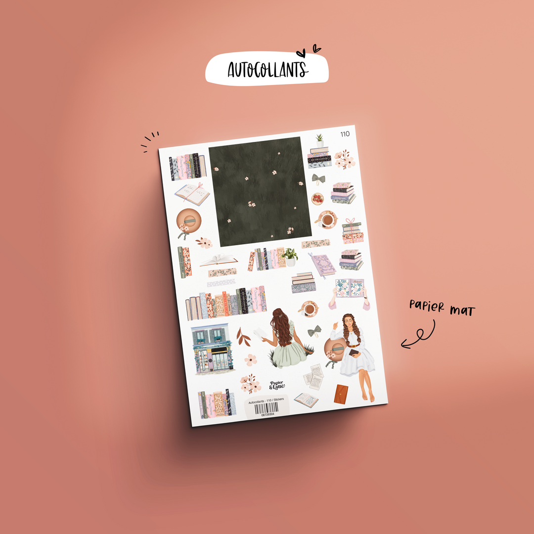 Autocollants - 110. Chapitres cozy / Stickers
