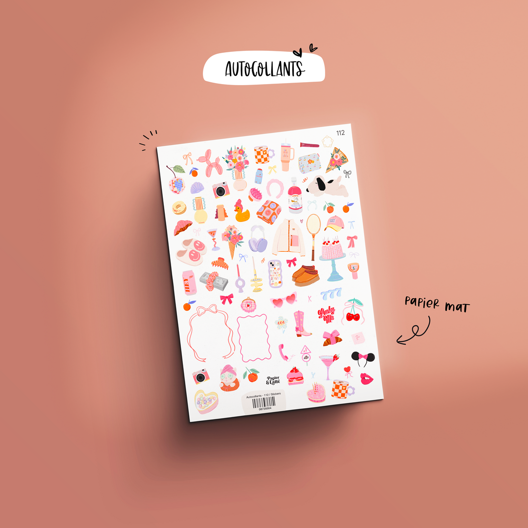 Autocollants - 112. Pop & pastel / Stickers