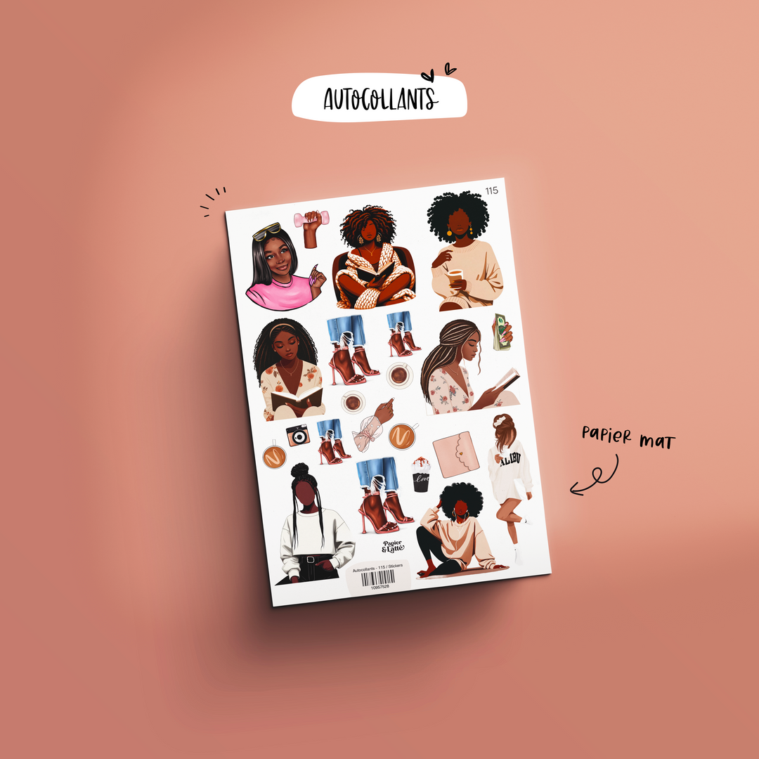 Autocollants - 115. Énergie féminine / Stickers