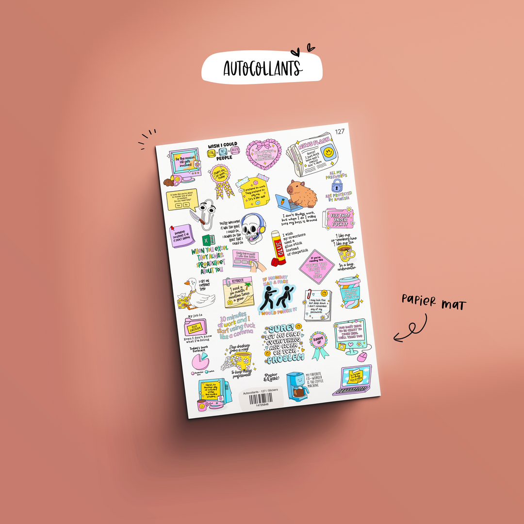 Autocollants - 127. Sassy & Sticky / Stickers
