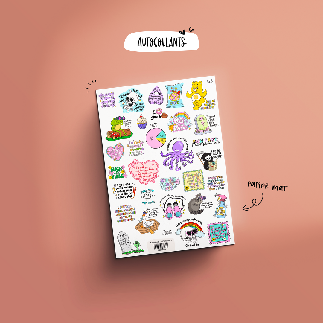 Autocollants - 128. Pastel Rebel / Stickers