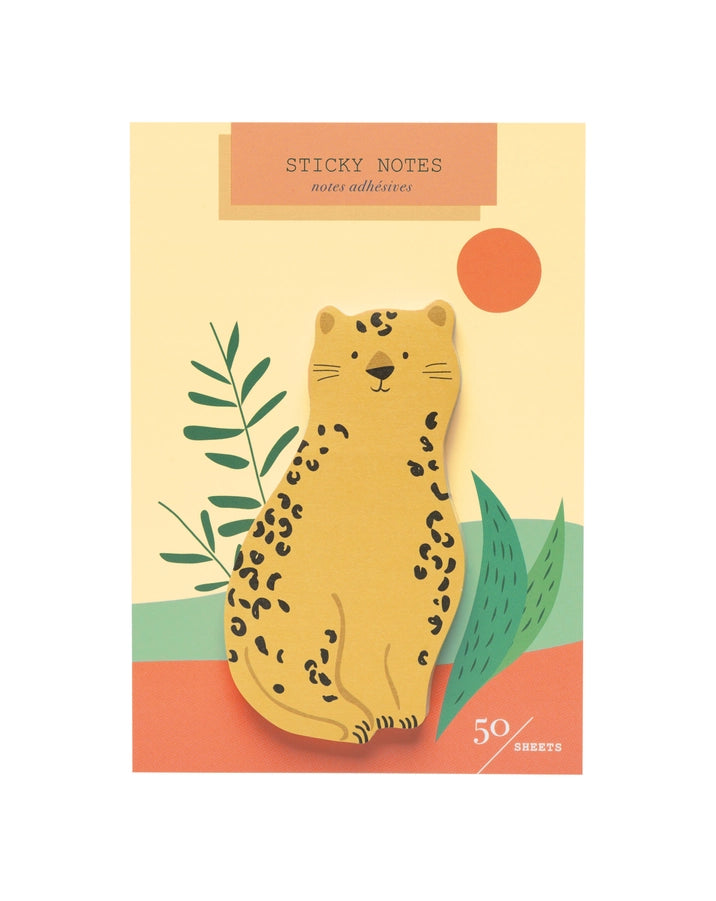 Notes autocollantes - Cheetah - 50 feuilles