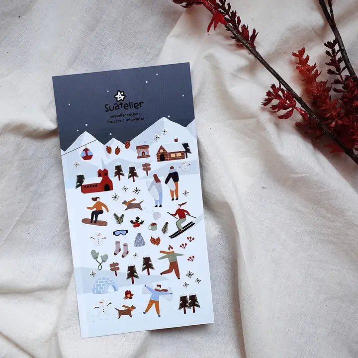 Autocollants - 12 - L'hiver / Stickers