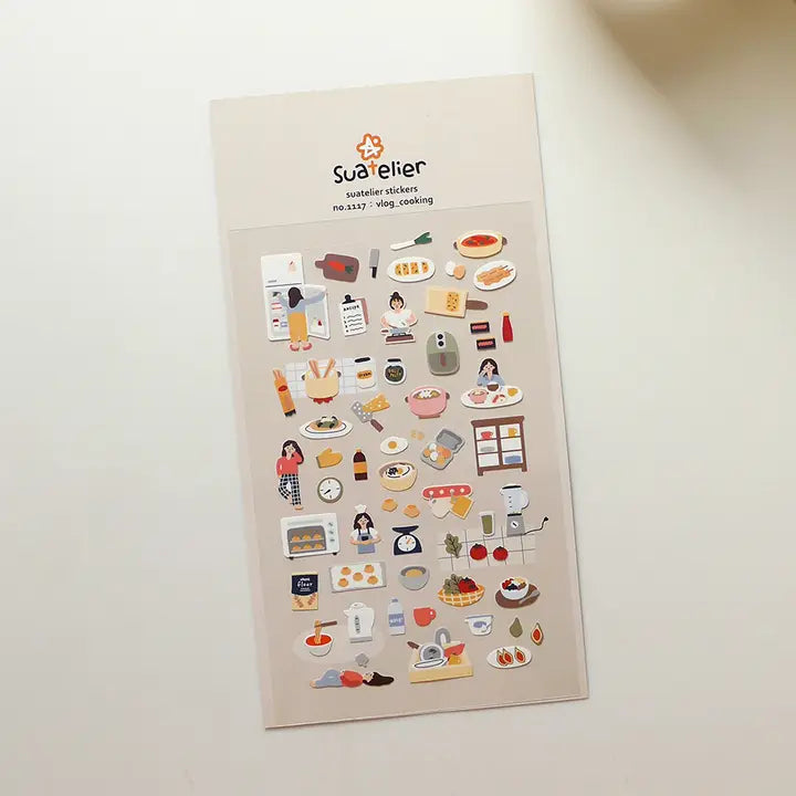 Autocollants - 63 - Vlog de cuisine / Stickers