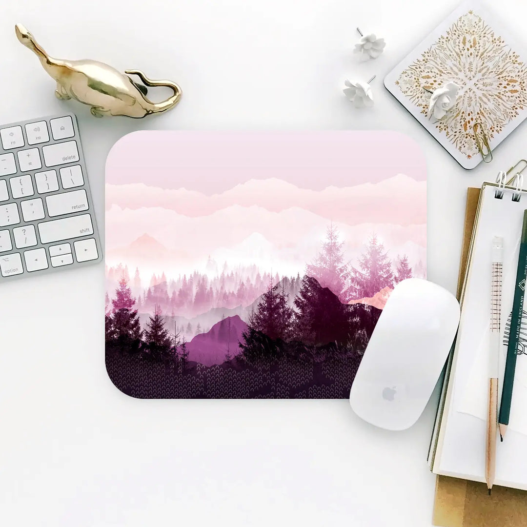 Tapis de souris - Forêt violet - rectangulaire