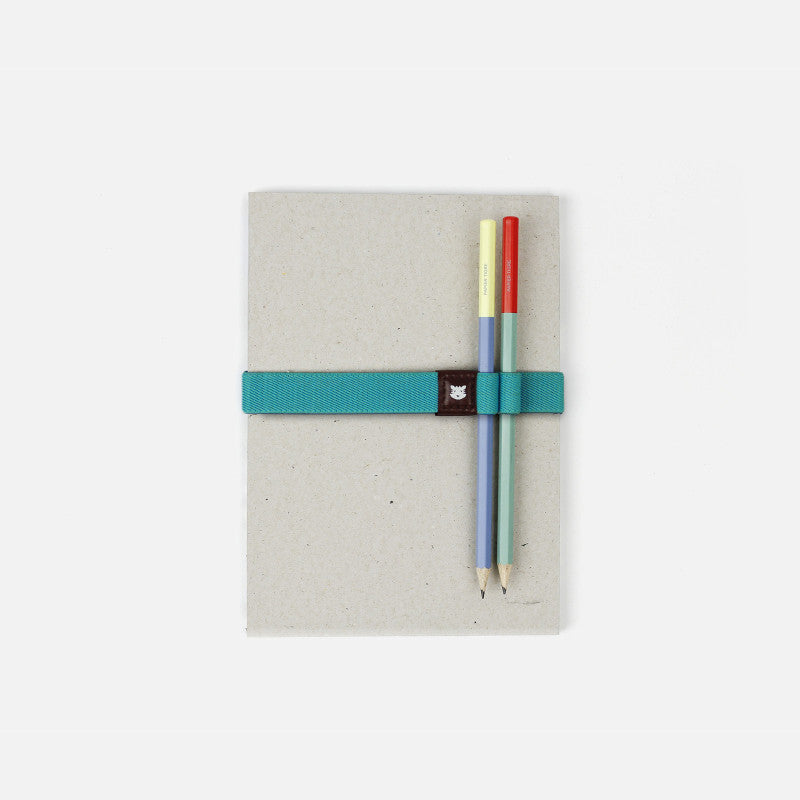 Élastique pour carnet avec porte-stylos