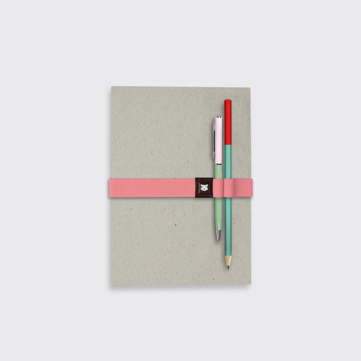 Élastique pour carnet avec porte-stylos
