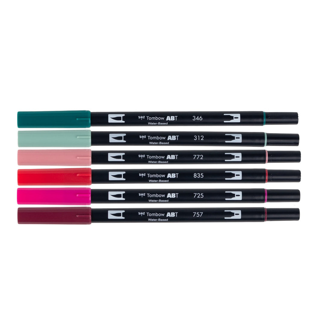 Stylo-pinceau double embout - Baies Intenses - Ensemble de 6