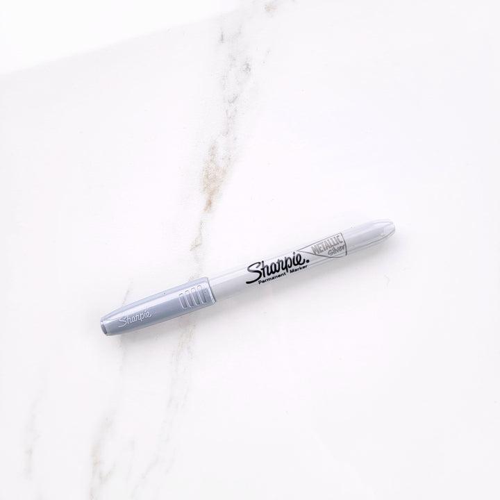 Sharpie permanent encre métallique - Argent *Pour post-it noir*