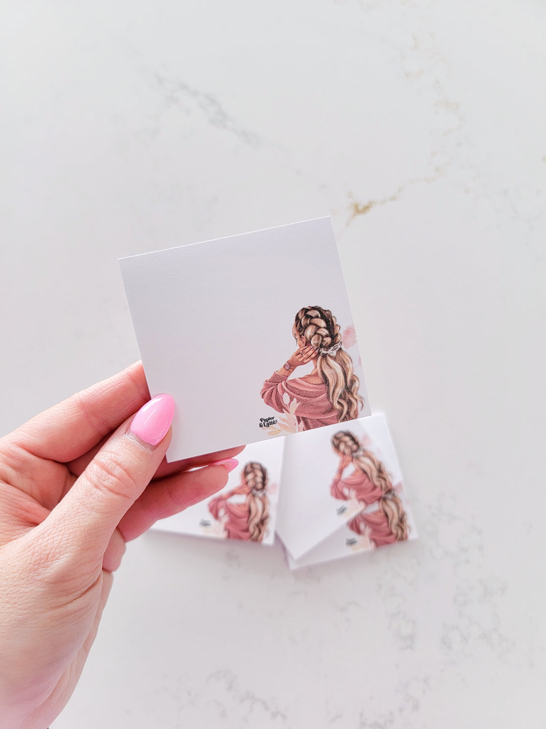 Bloc-notes autocollants - Collab Elena Art de vivre x Papier & Latté