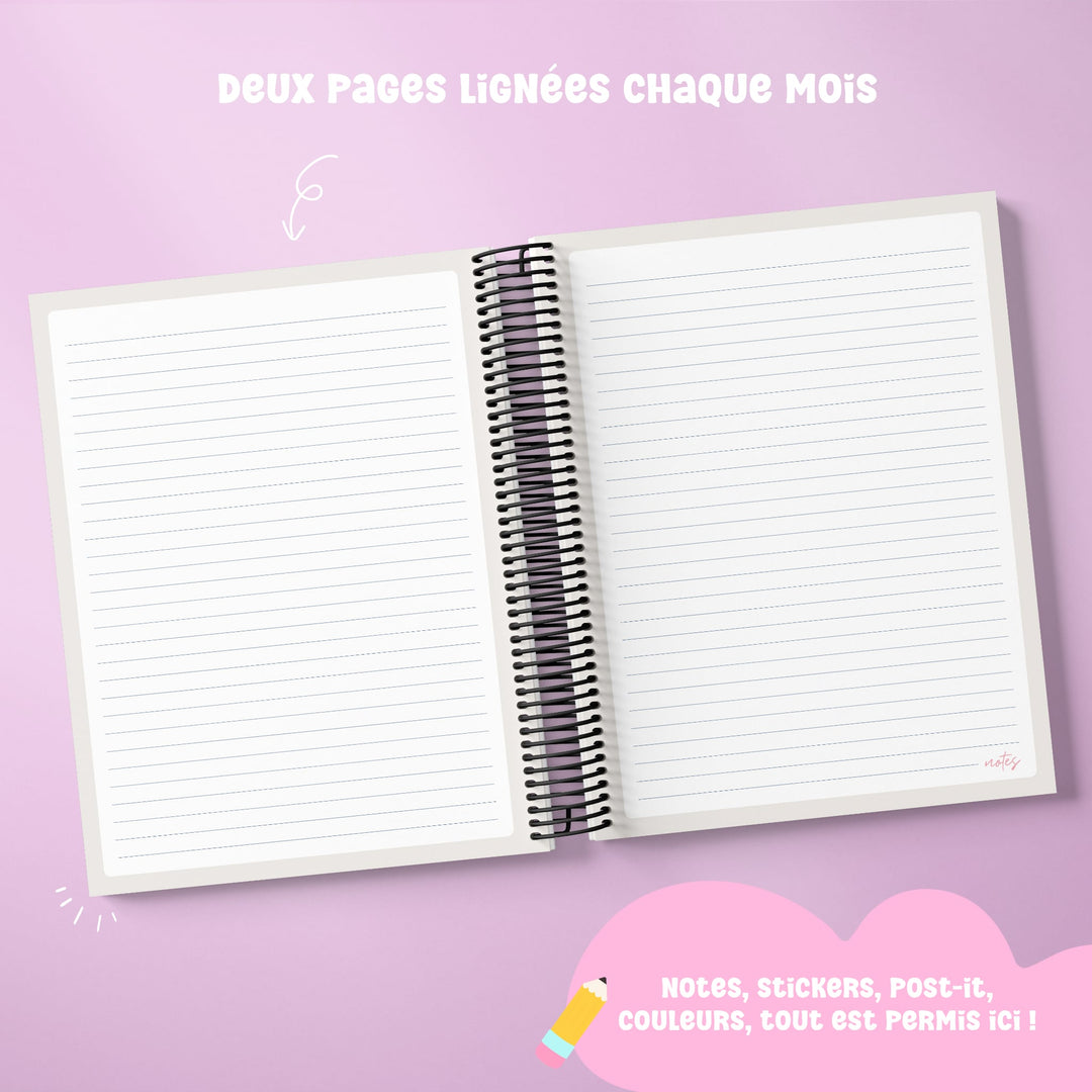 Agenda mensuel - Classique - 6e édition