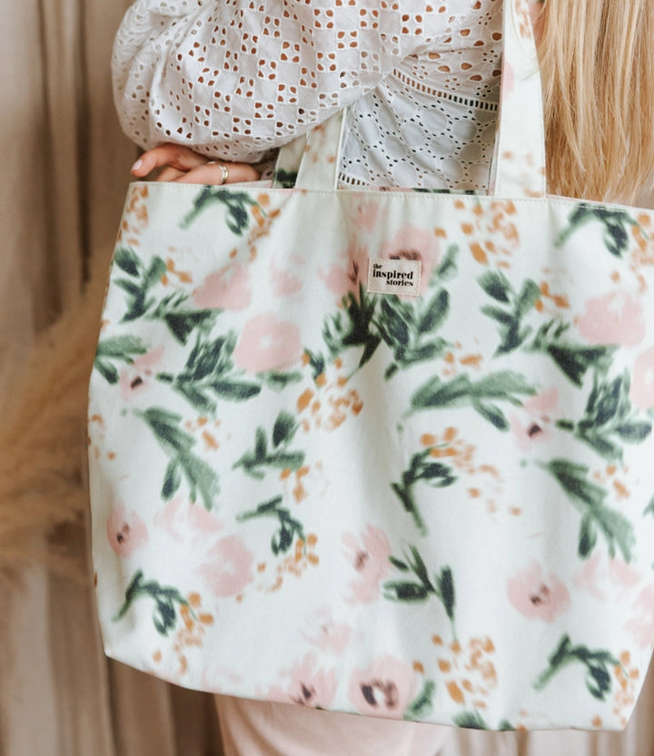 Sac fourre-tout fleuri